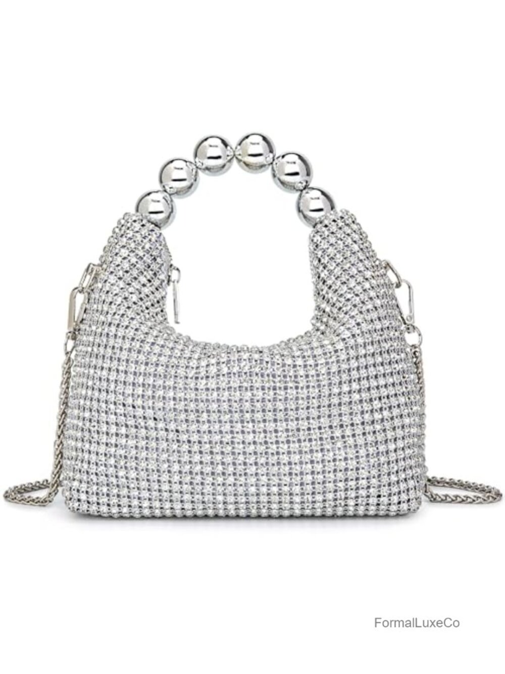Sparkling Rhinestone Evening Bag Crossbody Purse Bridal Prom Party Clutch